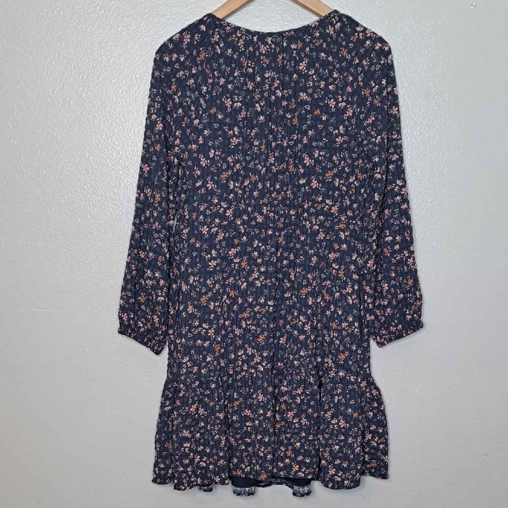 Hatch Collection The Kelsey Maternity Ruffled Dress Painted Floral Size 0 - Picture 8 of 16
